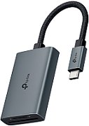 USB3.0 Type-C to SD & microSD 4.0 Adapter SPEC: 1 × USB-C Connector，1 × SD + 1 × microSD(support UHS-II 312MBps) Port FEATURE: Plug and Play, Fast Heat Dissipation, Flexible and Durable