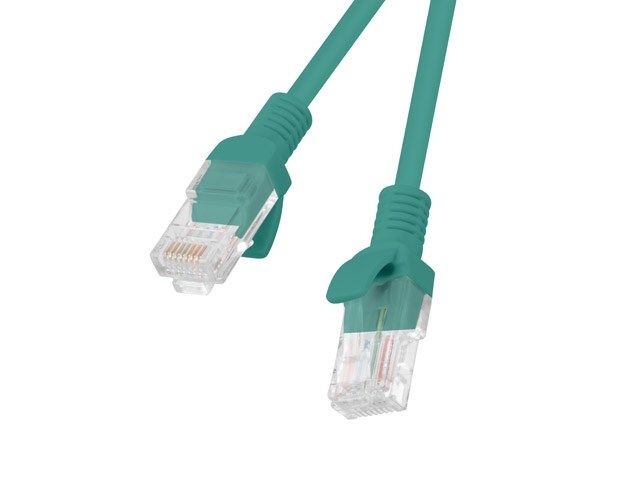 Patch cord Lanberg  RJ45, 2 m, verde