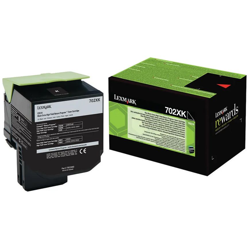 Cartus toner Lexmark 70C2XK0 ,Negru ,8 000 pagini ,Original (70C2XK0)