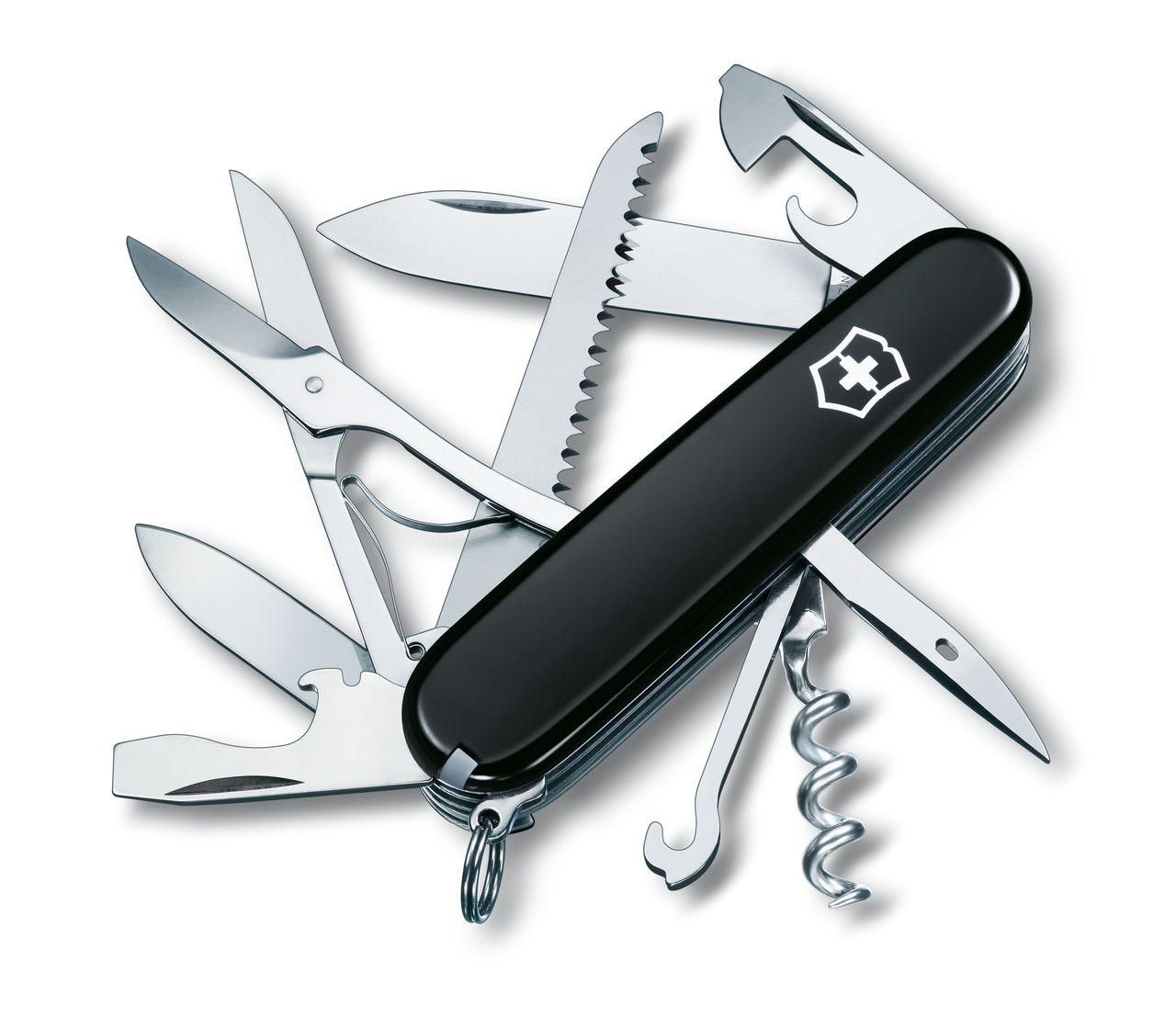 Victorinox Huntsman Swiss Army Knife black Schwarz V-1 37 V1 37 Victorinox37 Victorinox 37 13 3 Victorinox3 Victorinox 3 (1.3713.3)
