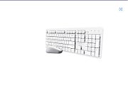 Kit Trust Ody II wireless, cu taste silentioase, cu functie de power saving, rezistenta la stropire, conectare tip USB-A 2.0, include 2 baterii, compatibila PC/Laptop (Windows, MacOS, Chrome OS), rezolutie mouse 1600 DPI, optic, alb