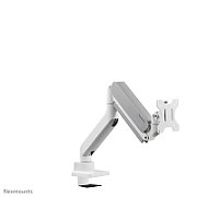Brat monitor Neomounts DS70-450WH1 pentru display-uri cu diagonale 17 -42 , sistem de prindere VESA 75x75~100x100, greutate maxima suportata 15kg, full motion, tilt +45°, swivel 90°, rotate 180° gas spring culoare alb. Garantie 5 ani