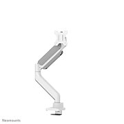 Brat monitor Neomounts DS70-450WH1 pentru display-uri cu diagonale 17 -42 , sistem de prindere VESA 75x75~100x100, greutate maxima suportata 15kg, full motion, tilt +45°, swivel 90°, rotate 180° gas spring culoare alb. Garantie 5 ani