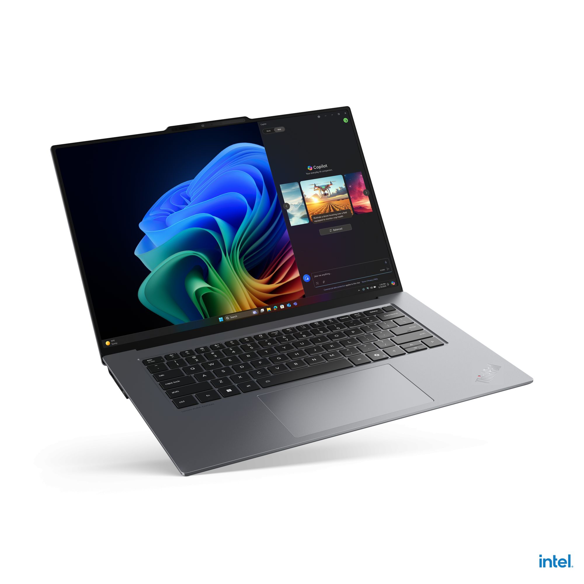 Laptop Lenovo ThinkPad X9-15 G1, 15.3 inch 2880 x 1800, Intel 258V (8 C / 8 T, 2.2 GHz - 4.8 GHz, 12 MB cache, 12 W), 32 GB LPDDR5X, 1 TB SSD, Intel Arc Graphics, Windows 11 Pro, Tastatura English (EU), Gri