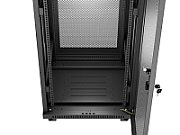 19  freestanding rack cabinet 37U 600X600 black perforated door LCD LANBERG (flat pack)
