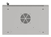 Wall-mount 19  4U 540X350 grey rack cabinet with glass door Lanberg (flat pack)