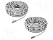 GEMBIRD S/FTP Cat. 6A LSZH patch cord grey 40m