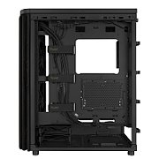 Carcasa ASUS PROART PA401 WOOD EDITION Mid Tower ARGB NEGRU, Tempered Glass, Sloturi Expansiune 7, Drive Bays: 2x3.5  2x2.5 /3.5 , Ventilatoare Suportate: 5 (spate: 1x120mm, fata: 2x140mm sau 2x160mm, sus: 2x120mm sau 2x140mm), Ventilatoare Incluse: 2 (fata: 2x160mm), Fan Hub preinstalat, Format
