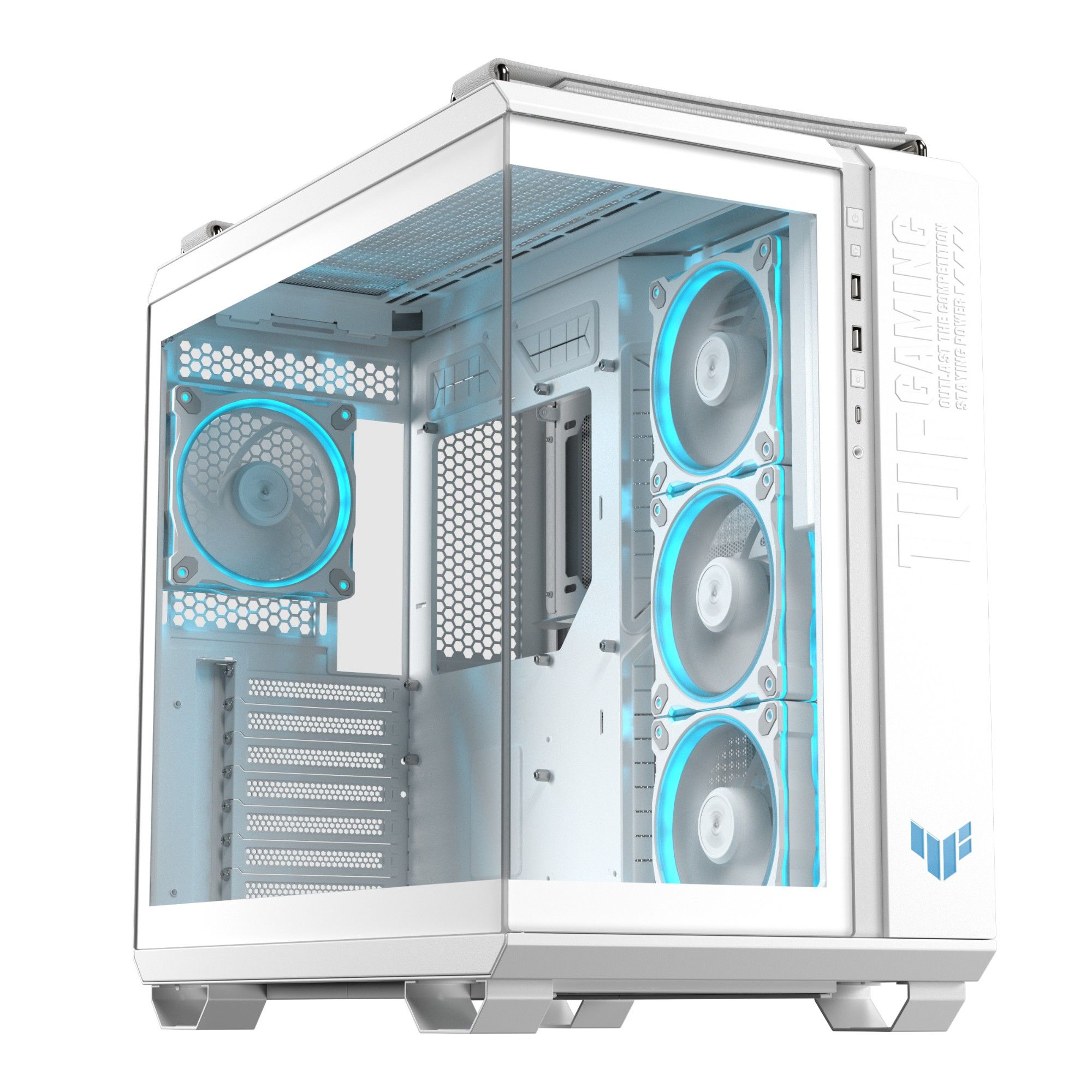 ASUS GEH TUF GAMING GT502 HORIZON TG ARGB WHITE