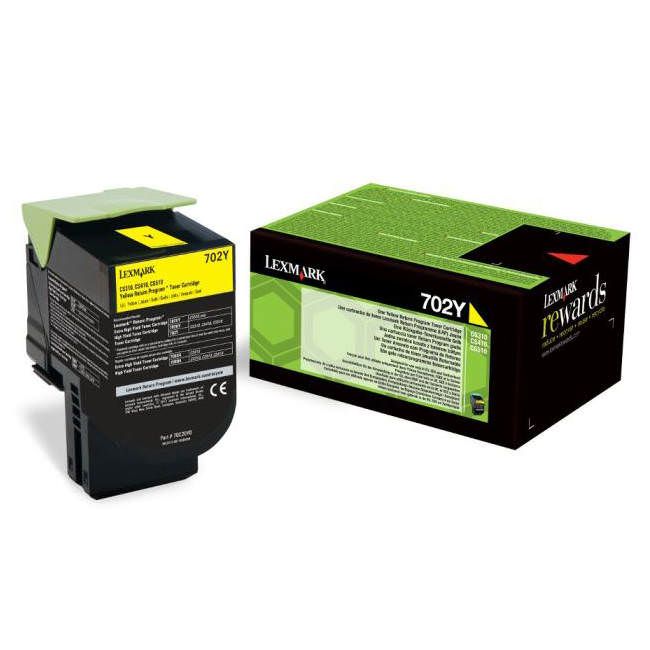 Cartus toner Lexmark 70C2XY0 ,Galben ,4 000 pagini ,Original (70C2XY0)