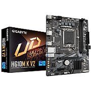 Placa de Baza GIGABYTE H610M K V2 LGA1700, 2x DDR5, 1x HDMI 1x DP, 1x PCIE 4.0 x16 1x PCIE 3.0 x1, 1x M.2, 2x SATA 6GB/s, mATX