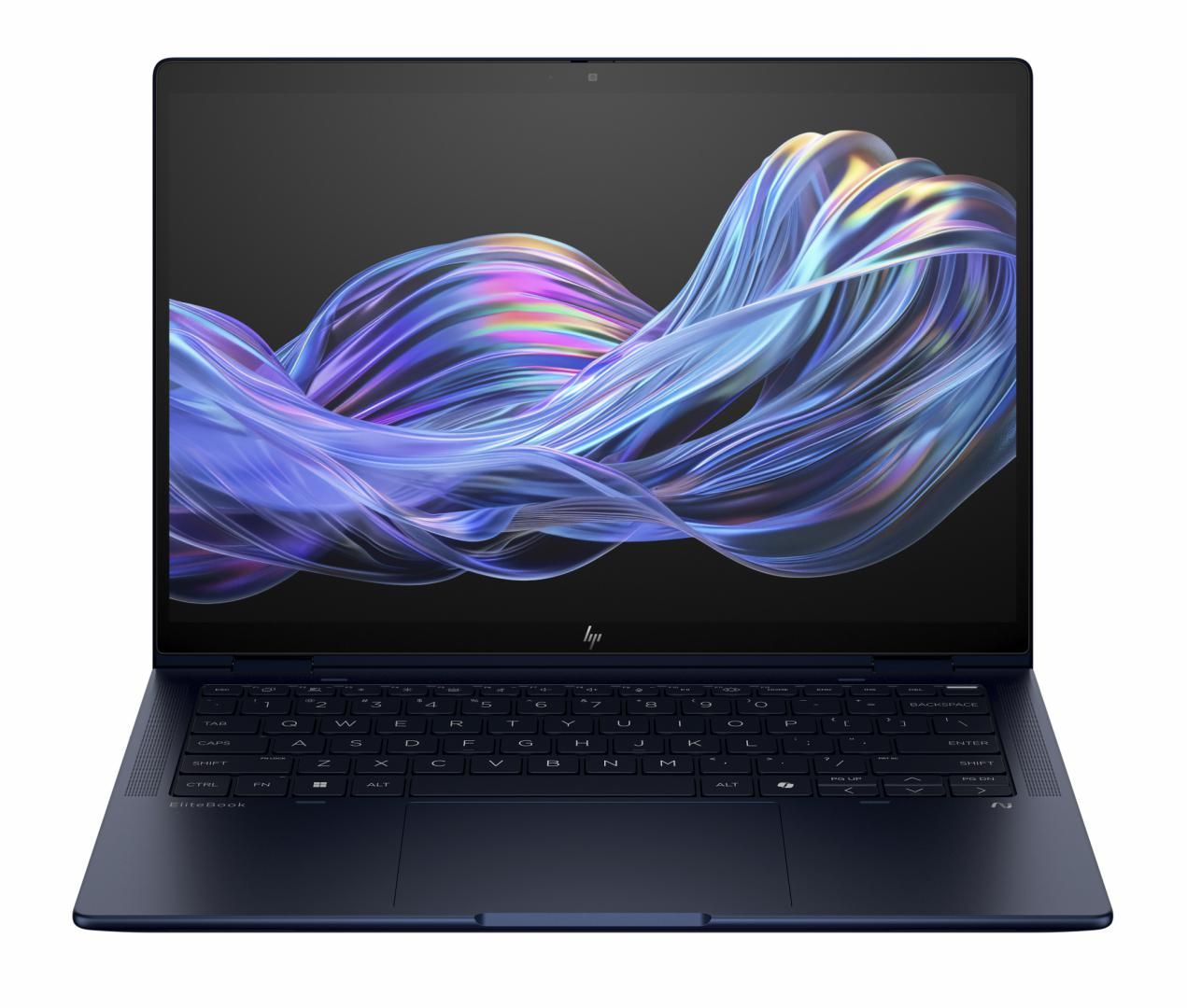 Laptop HP EliteBook x360 Flip G1i B69E7ET, 14 inch 1920 x 1200 Touchscreen, Intel Core Ultra 7 258V (8 C / 8 T, 2.2 GHz - 4.8 GHz, 12 MB cache, 12 W), 32 GB LPDDR5X, 1 TB SSD, Intel Graphics, Windows 11 Pro, Tastatura N/A, Albastru