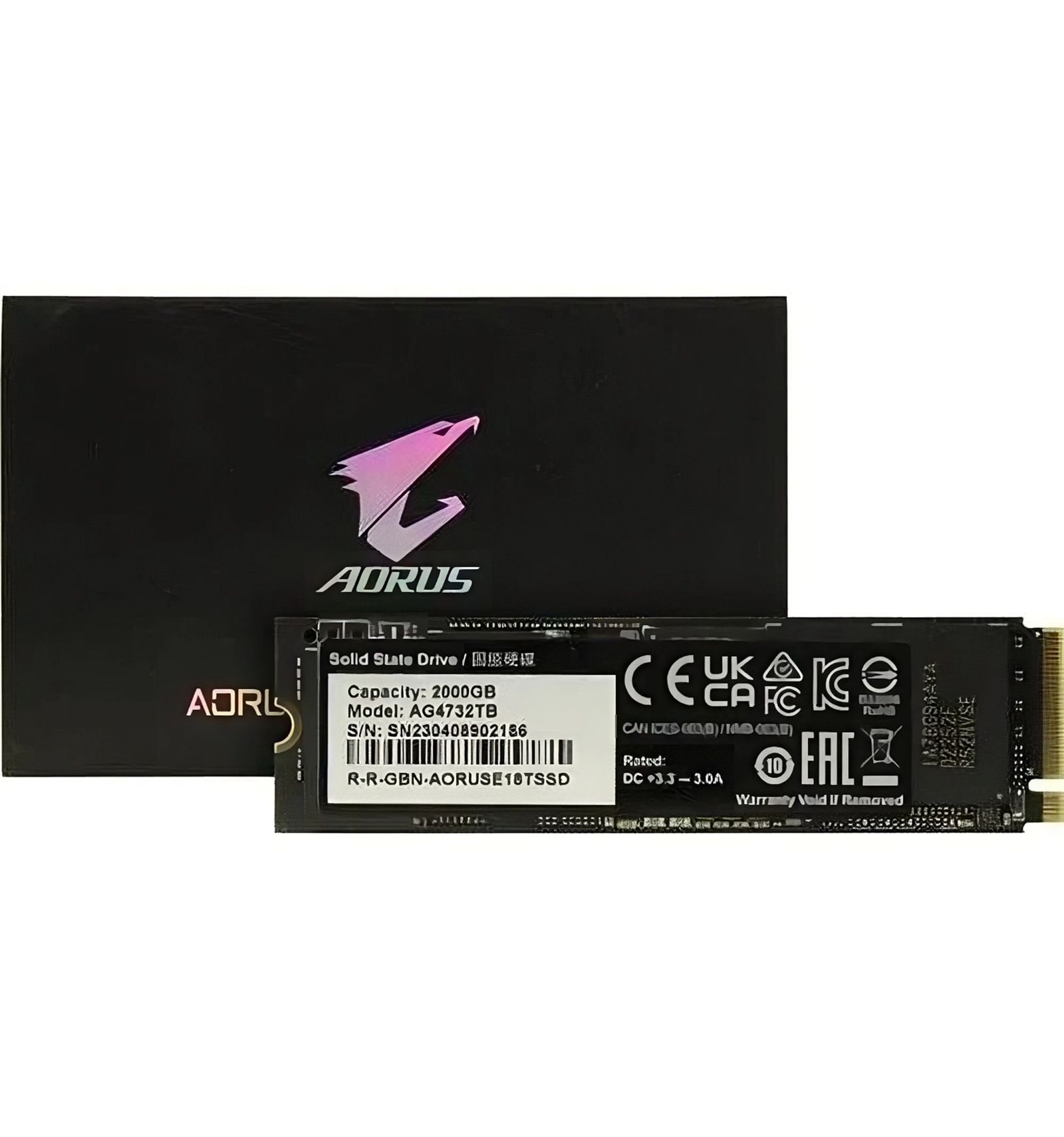 SSD GIGABYTE AORUS Gen4 7300 2 TB PCIe 4.0 x4 M.2 2280