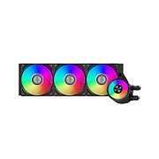 COOLER PCCooler  DS360 Pro ARGB , skt. Intel si AMD, racire cu lichid, 3 x 120mm, 500 - 2200 RPM, iluminare RGB adresabil, afisaj digital, negru  DA360 Pro ARGB Digital BK  (timbru verde 2.00 lei)