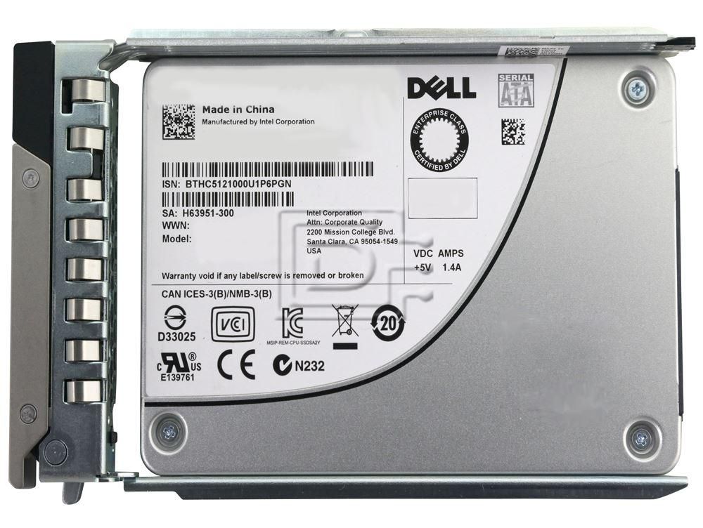 SSD server Dell 345-BDRO 3.84 TB, 2.5 inch, SATA 6G, caddy DELL G14 SFF