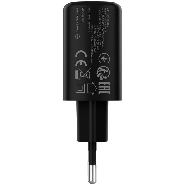 CANYON charger OnCharge 200 20W 1xPD EU Black