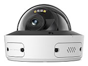 8MP Full-Color Dome Network Camera SPEC: 8MP, 2.8mm Fixed Lens, 1/2.7  Progressive Scan CMOS, H.265+/H.265/H.264+/H.264, IR/White LED: 30m, 1fps, 5fps, 10fps, 15fps, 20fps, 25fps, IP67, 12V DC ± 5%, Max. 11 W, 5.5 mm Coaxial Power Plug, PoE: 802.3af/at, class 0, Max. 12.3 W, Built- in MIC/Speake