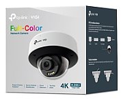 8MP Full-Color Dome Network Camera SPEC: 8MP, 2.8mm Fixed Lens, 1/2.7  Progressive Scan CMOS, H.265+/H.265/H.264+/H.264, IR/White LED: 30m, 1fps, 5fps, 10fps, 15fps, 20fps, 25fps, IP67, 12V DC ± 5%, Max. 11 W, 5.5 mm Coaxial Power Plug, PoE: 802.3af/at, class 0, Max. 12.3 W, Built- in MIC/Speake