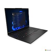 Laptop Lenovo ThinkPad L16 Gen 1 21L30036RI, 16 inch 1920 x 1200, Intel Core Ultra 7 155U (12 C / 14 T, 1.7 GHz - 4.8 GHz, 12 MB cache, 28 W), 16 GB DDR5, 512 GB SSD, Intel Graphics, Fara sistem de operare, Tastatura English, Negru