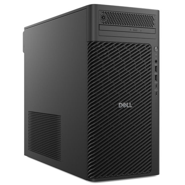 Desktop PC Dell Pro Max Tower T2 Tower, Intel core ultra 7 265 (20 C / 20 T, 1.8 GHz - 5.3 GHz, 30 MB cache, 65 W), 16 GB DDR5, 512 GB SSD, Fara unitate optica, Intel Graphics Partajata, 1500 W, Windows 11 Pro