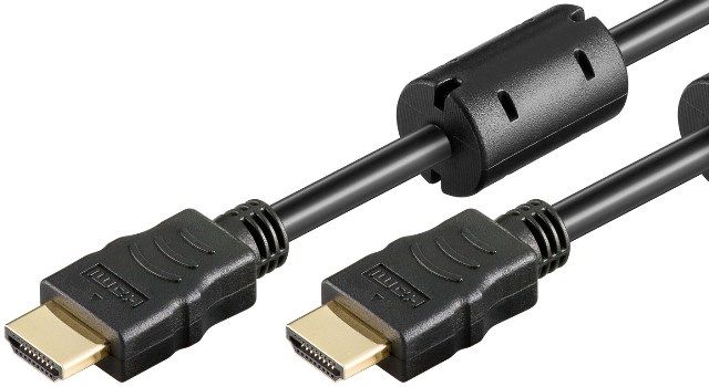 HDMI cable 7.5m HS (high speed) HDMI male to HDMI male V1.4gold contacts
- High Speed (2, 3, 5, 7.5m), Standard Speed (&gt10m)
- Deep Color (36 Bit), x.v.Colour (xvYCC)
- Audio Return Channel (ARC)
- 3D, HDMI Ethernet Channel (HEC)
Packaging: bulk 1 pc.