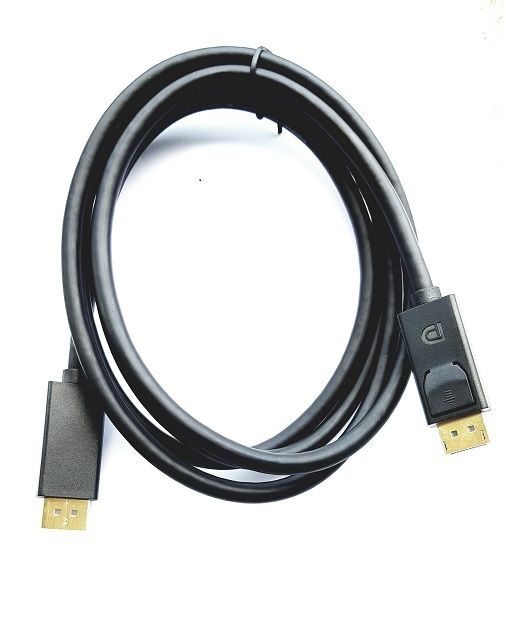 Cable DisplayPort 3m DP male to DP male, V1.4
- compatible with DisplayPort 1.3, 1.2 and 1.1
- Pin 20 is connected!
- conductor diameter: 28 AWG
- cable outer diameter: 7.3 mm
- copper conductor
- triple screened
- gold contacts
- audio and video signal transmission
- Data transfer rates up to 32.4 Gb/s
- Resolution up to:
Display with DSC support:
7680 x 4320 @ 60 Hz
5120 x 2880 @ 120 Hz
3840 x 2160 @ 240 Hz
Display without DSC support:
7680 x 4320 @ 30 Hz
5120 x 2880 @ 60 Hz
3840 x 2160 @ 120 Hz
(depending on system and hardware)
- Supports Display Stream Compression 1.2 (DSC)
- Supports HDR
- Supports HDCP 1.4 and 2.2
- Supports HBR3 (8.1 Gb/s) data rate
- Up to 32 audio channels for speakers
- Up to 1536 kHz audio sampling rate
- Supports color sampling in 4:4:4, 4:2:2 and 4:2:0 format
Packaging: bulk 1 pc.