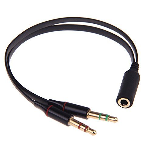 Audio cable 0.2m 3.5mm 4 contacts stereo female to 2 x 3.5mm stereo male
- connecting the iPhone headset to the calc.
- gold contacts
Packaging: bulk 1 pc.