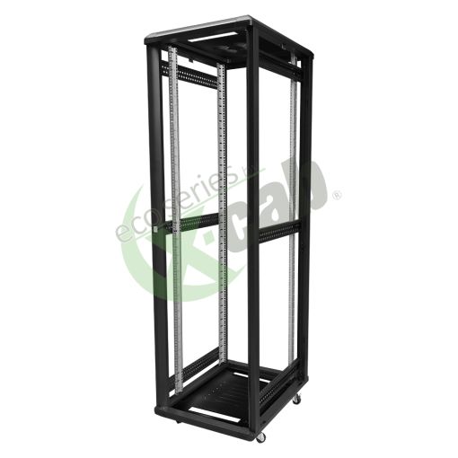 Rack deschis de podea 19”, tip open rack open frame, 42U 600x800 mm, Eco Xcab