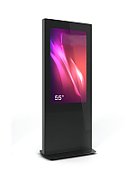 Totem de interior Z01, Z01V55N-BBB, pentru display 55 , sticla frontala securizata