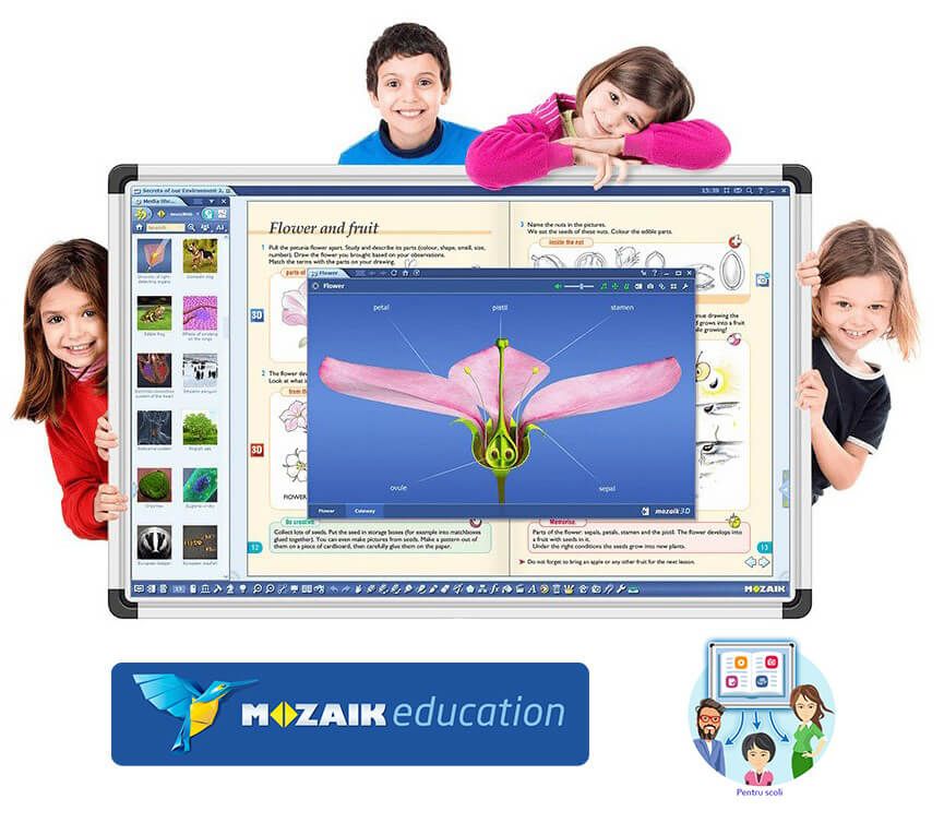 Software Mozabook CLASSROOM , lectii interactive in timp real, licenta 1 / 2 ani