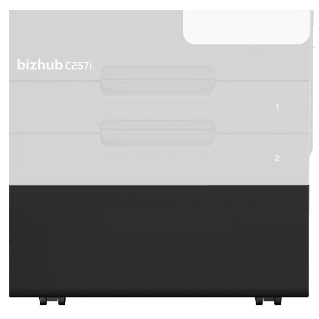 MINOLTA DK-518X COPIER DESK BIZHUB C257I