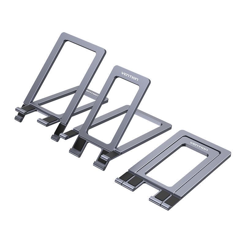 SUPORT birou Vention pt SmartPhone, aliaj de Aluminiu, portabil, device compatibil 4 - 12.9inch, gri,  KCZH0  - 6922794772502