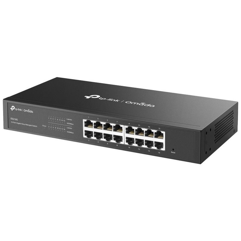 Switch TP-Link ES216G, 16 porturi 10/100/1000 Mbps