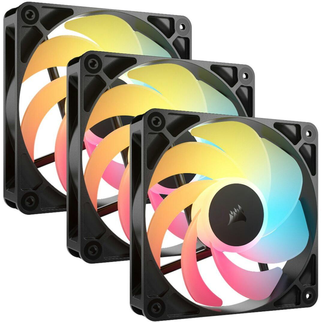 RS Series RS120 Reverse ARGB, 3x 120mm, Negru
