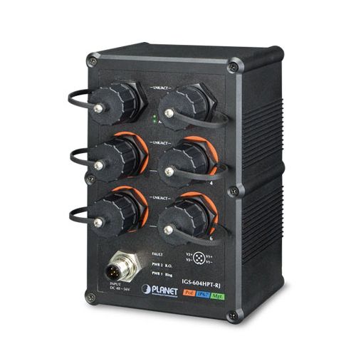 Switch Planet IGS-604HPT-RJ, 6 porturi 10/100/1000 Mbps