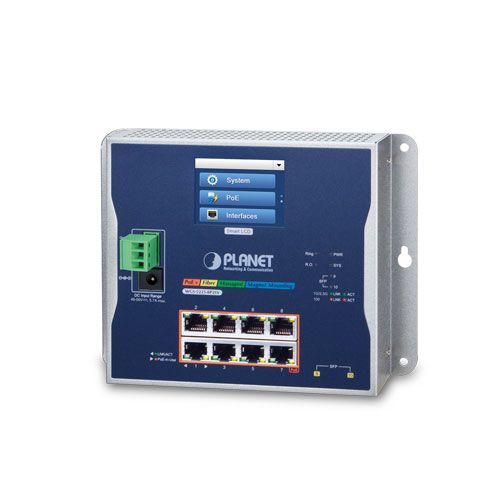 Switch Planet WGS-5225-8P2SV, 8 porturi 10/100/1000 Mbps