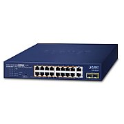 Switch Planet GSD-2022P, 18 porturi 10/100/1000 Mbps