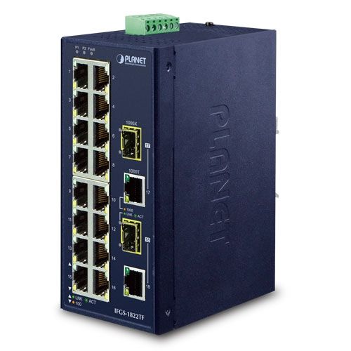 Switch Planet IFGS-1822TF, 16 porturi 10/100 Mbps