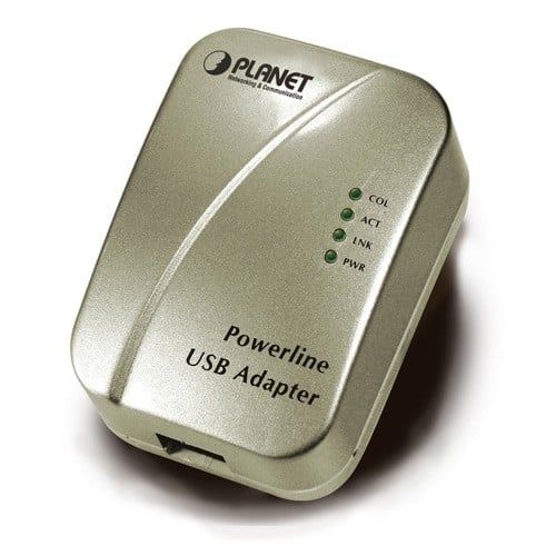 PLANET PL-104U-EU adaptor rețea alimentare 14 Mbit/s Metalic 1 buc.