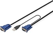 Digitus DS-19231 cabluri KVM Negru 1,8 m