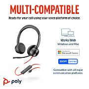 Poly Blackwire 8225 Microsoft Teams Certified USB-C Headset 772K5AA