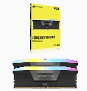 Memorie Corsair CMH96GX5M2B5200C38 96 GB DDR5 5200 MHz CL38, kit 2 x 48 GB, Negru, RGB