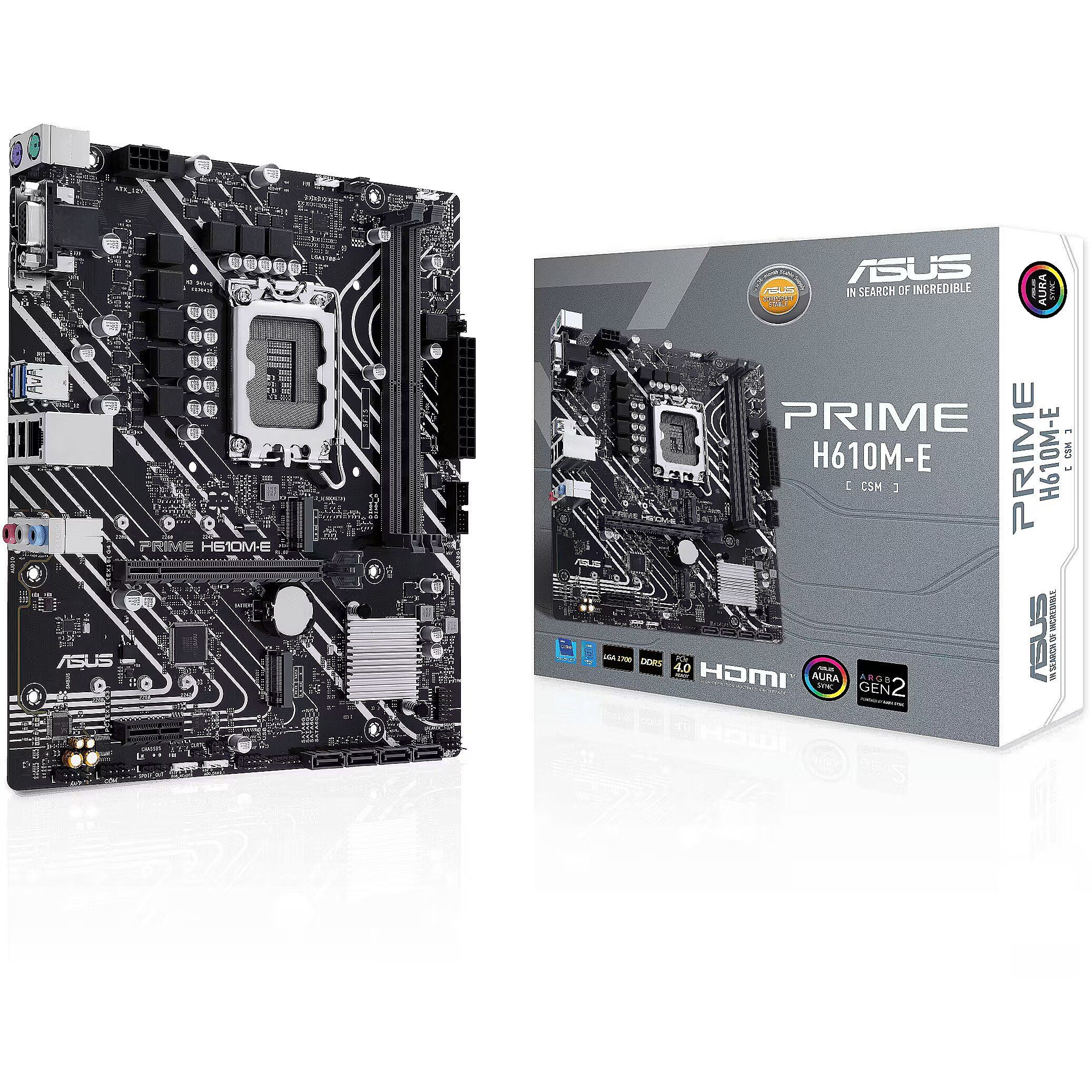 ASUS PRIME H610M-E-CSM (INTEL,1700,DDR5,mATX)