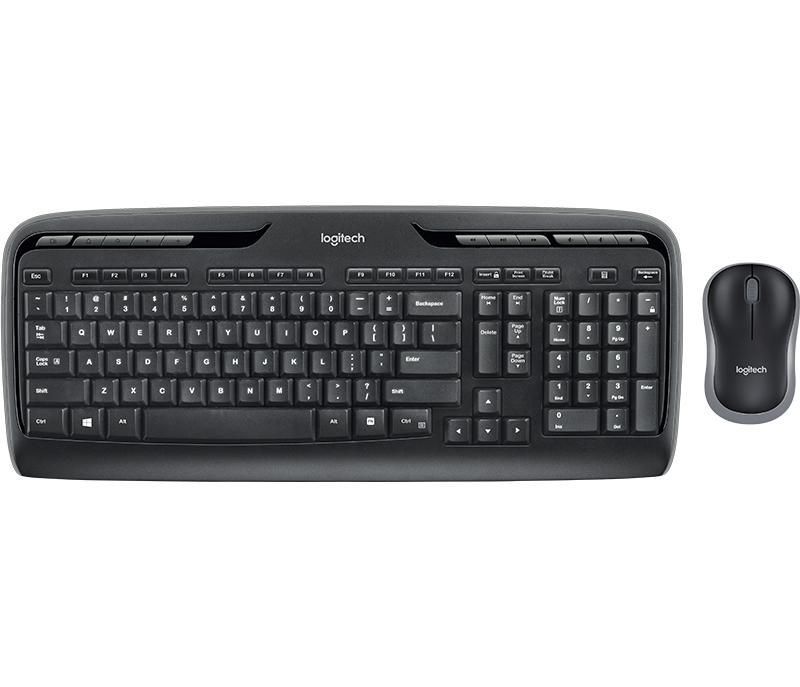 Logitech Wireless Combo MK330 tastaturi Mouse inclus Birou USB QWERTZ Germană Negru