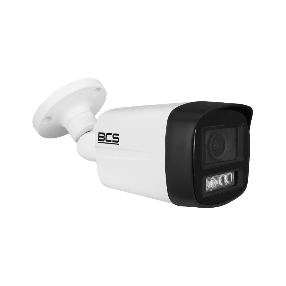 BCS BCS-L-TIP14FCL5-Ai1 Cameră IP tubulată de 4MP cu tehnologia NightColor 2.0 și microfon