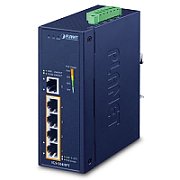 PLANET IGS-504HPT switch-uri Fara management L2 Gigabit Ethernet (10/100/1000) Power over Ethernet (PoE) Suport Albastru