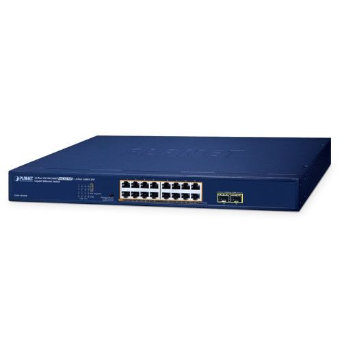 Switch Planet GSW-1820HP, 16 porturi 10/100/1000 Mbps