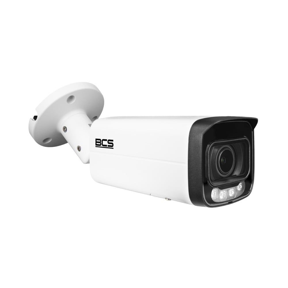 BCS BCS-L-TIP58VCR6L6-Ai1 Cameră IP tubulară de 8MP cu tehnologia NightColor și obiectiv Motozoom