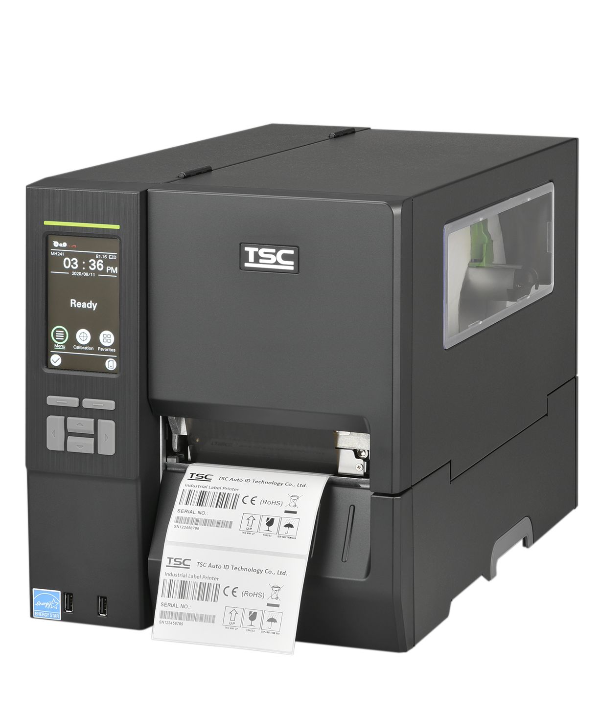 TSC MH241 Series, 8 dots/mm (203 dpi), disp., RTC, USB, RS232, Ethernet, kit (USB)