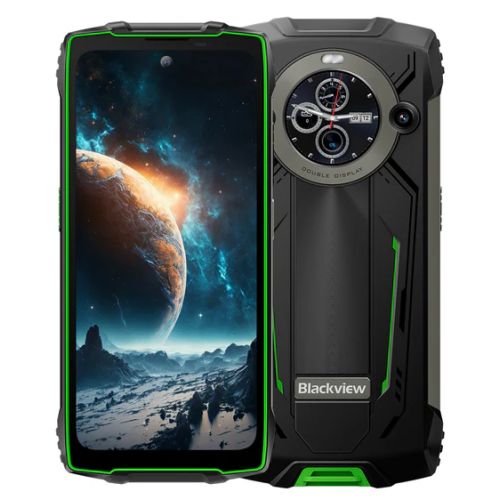 Blackview Rugged BV8200 LTE 6.5-inch FHD+IPS 1080x2400 120Hz Corning 3th + 1.3-inch 360x360 12+256GB MT8781 Octa-core 2.2GHz 8800mAh NO Charger CAM Front 32MP Rear 50+13MP IP68/IP69K/MIL-STD-810H NFC Fingerprint Green